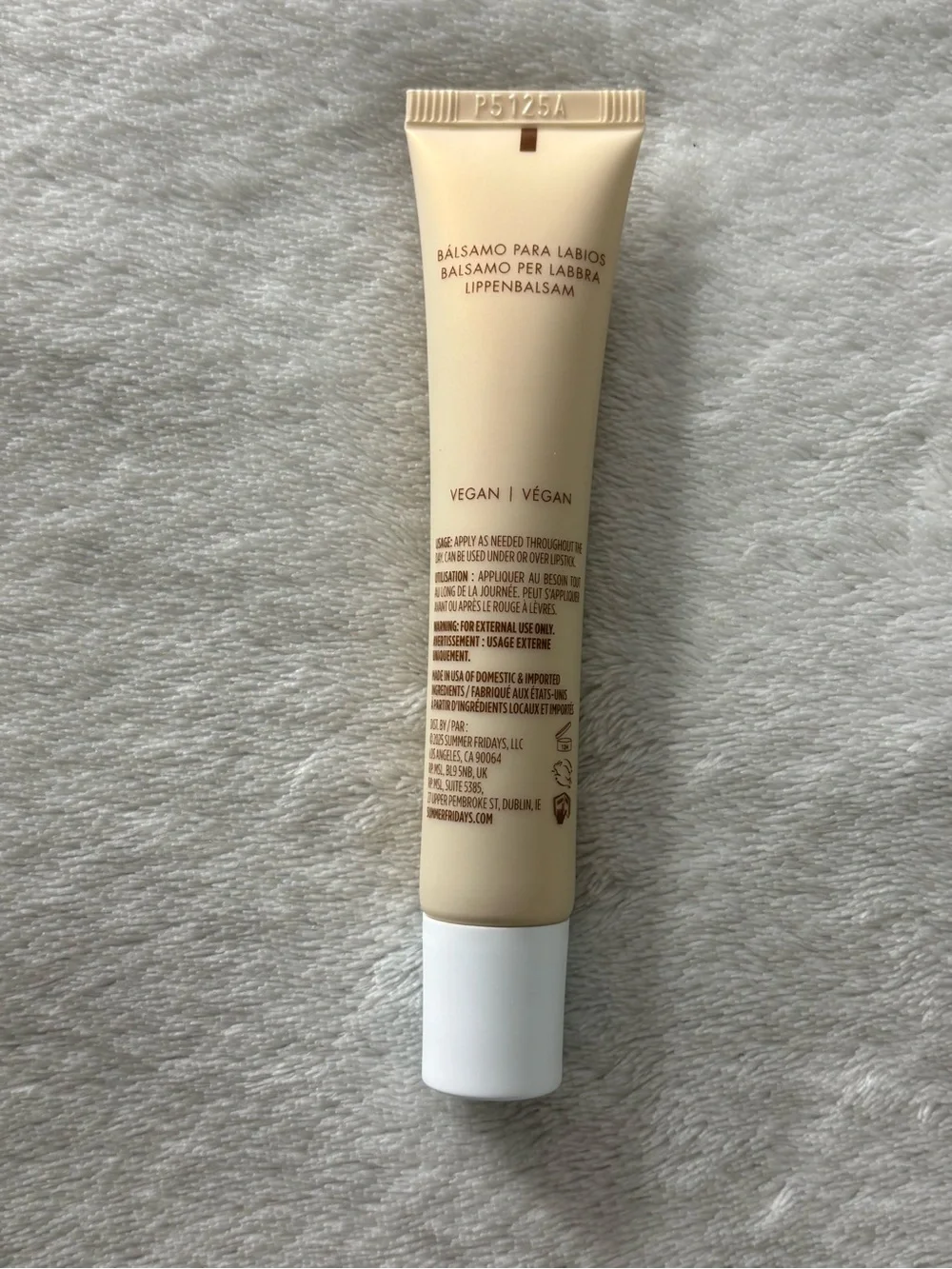 Summer Fridays Lip Butter Balm Toasted Marshmallow 0.5 oz